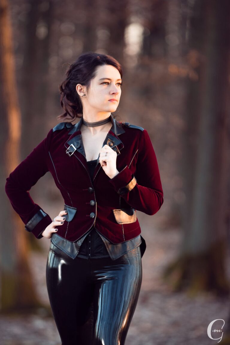 portrait femme forêt